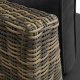 thumbnail of tectake Conjunto modular de mesa y sillas Villanova de aluminio, esquina izquierda  Antracita-Jaspeado