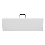 thumbnail of Banco plegable, resistente al clima, con mango, máx. 400 kg, blanco