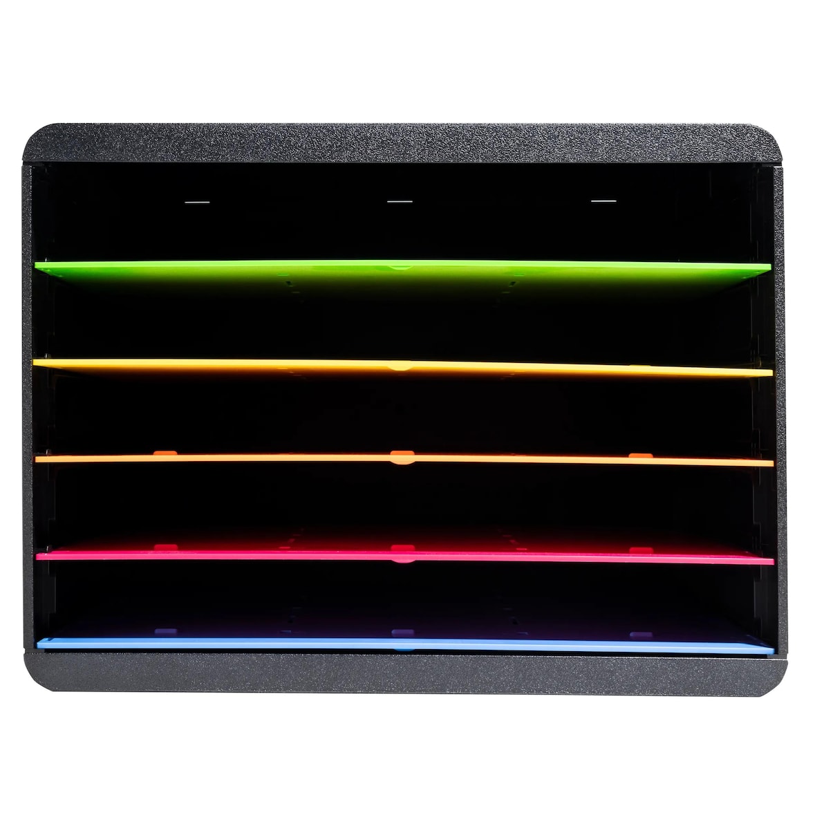 Exacompta 305798D 1x Desktopsorter quer mit 5 Fächern Iderama, harlekin - Regenbogen