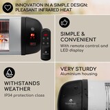 thumbnail of Rising Sun Zenith Heizstrahler 2500W IP34 Fernbedienung Schwarz