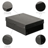 thumbnail of Falken 22001704 PURE Box Black DIN A4, Füllhöhe 100 mm schwarz - Schwarz