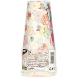 thumbnail of PAPSTAR 140 Trinkbecher, Pappe 0,2 l Ø 7 cm · 9,7 cm "Fete" (88493, 14x10 Stück)