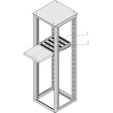 thumbnail of SCHROFF 19''-Fachboden ausziehbar - 19"FA AUS 1HE C=500 RED 7035