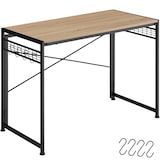 thumbnail of tectake Bureau Paterson pliable 102 x 51 x 77 cm - Bois clair industriel, Chêne Sonoma - 404661