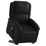 thumbnail of vidaXL Massagesessel mit Aufstehhilfe Schwarz Kunstleder