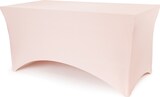 thumbnail of Tischhusse 183x76cm rechteckig elastisch - Spandex Tischbezug Hochzeit Bankett Stretch Tischdecke pflegeleicht Partytischdecke Tischdeko Rosa