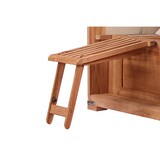 thumbnail of Strandkorb Komplettset - bene living - Königssee Teak Bullauge - PE grau - Modell 510 - inkl. Liftersystem