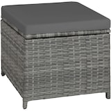 thumbnail of tectake Conjunto de ratán Barletta  gris/beige - 404397