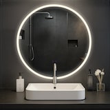 thumbnail of Miroir de salle de bain Laconia avec Bluetooth Ø 80