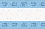 thumbnail of Tischdecke blau & silber Happy Birthday