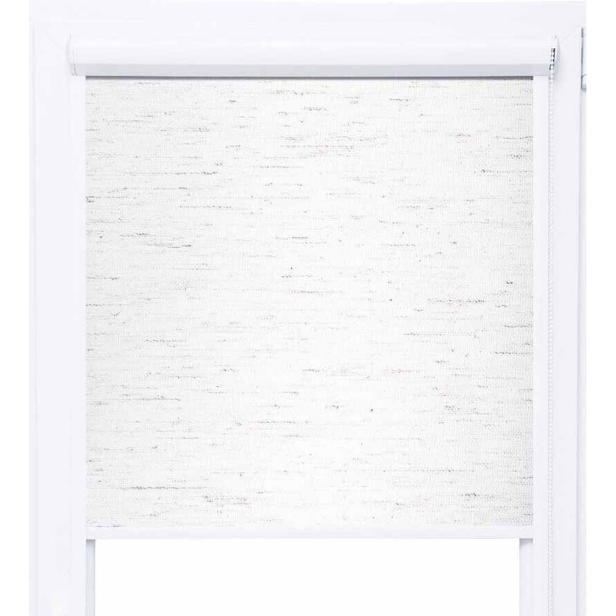 Verdunklungsrollo mit Kassette und seitlichen Leisten natur 80x150 cm 100% black out thermorollo