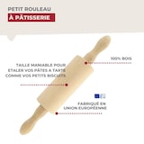 thumbnail of Kleines Nudelholz aus Holz 23,5 cm Fackelmann Wood Edition