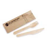 thumbnail of Kit Couvert en Bois 2 en 1 Bois (Bouleau FSC) (24500 unités - 1 palette)