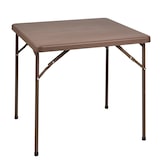 thumbnail of Mesa Plegable Cuadrada 86x86x74 cm. Color Marron.