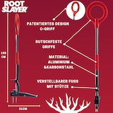 thumbnail of Radius Root Slayer Weeder, Unkrautstecher, ergonomisch, 100 cm Gesamtlänge, Unkrautentferner mit Stiel