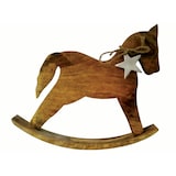 thumbnail of Tarrington House Schaukelpferd, Holz, 31 x 4 x 27 cm, mit Stern am Hals