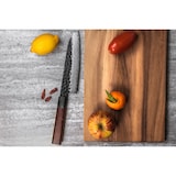 thumbnail of Couteau Sayuto Sequoia San Mai modèle santoku 18cm brute de forge