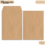 thumbnail of Lot de 250 Enveloppes kraft brun uni B5 gamme Courrier+