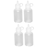 thumbnail of 4 Mini Quetschflaschen 50 ml Soßenflasche, Dressingflasche, Gewürzflasche
