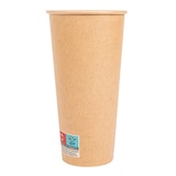 thumbnail of Copos 22 Oz - 660 Ml 250 + 18 Pe G/M2 Ø9/6X17 Cm Castanho Cartolina (1000 Unidades)