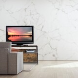 thumbnail of Relaxdays TV Board, Industrial, HxBxT: 48,5 x 93 x 41,5 cm, Metall, Holzoptik, 2 Schubladen, Fernsehtisch, braun/schwarz