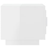 thumbnail of vidaXL Salontafel 51x50x45 cm bewerkt hout hoogglans wit