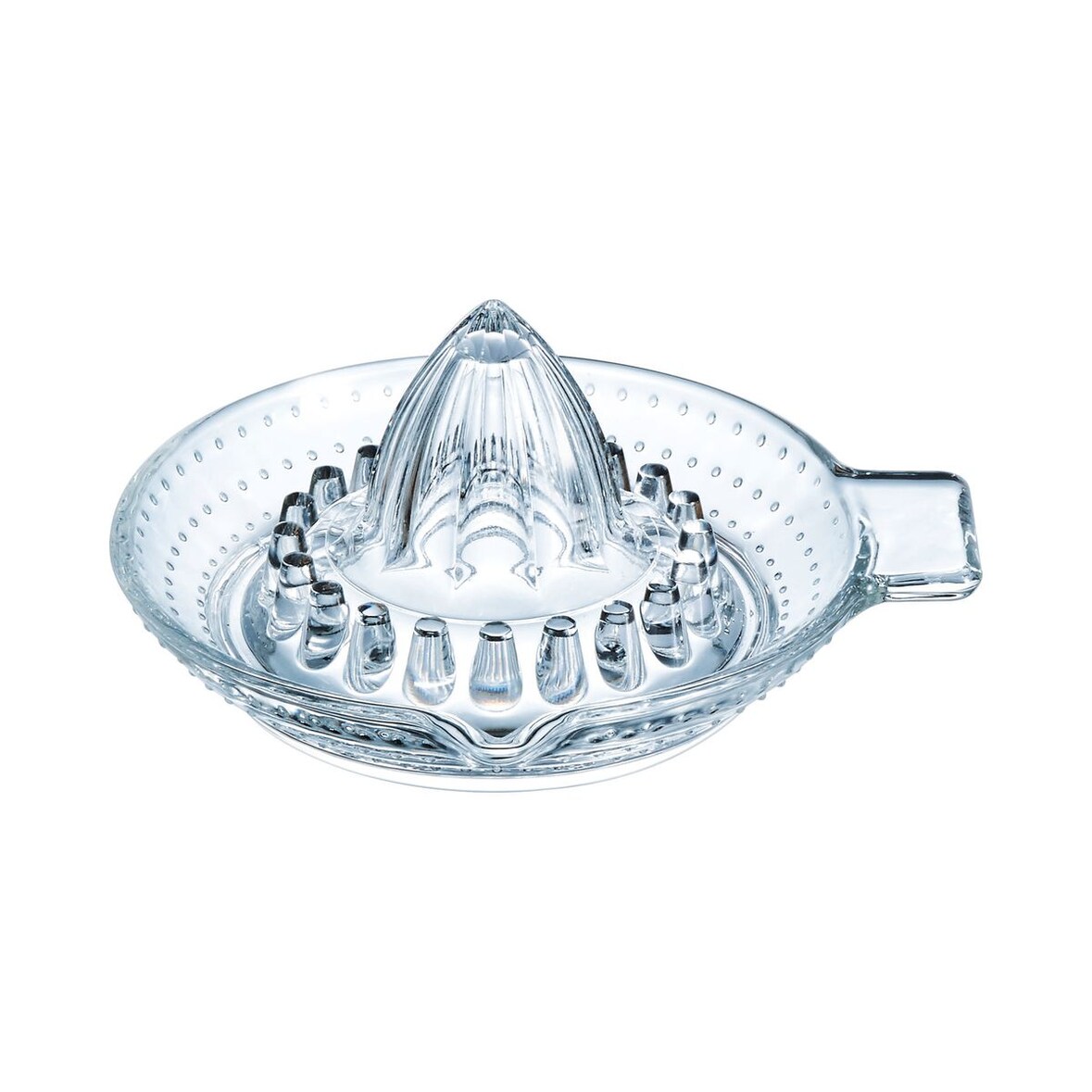 Zitruspresse, Zitronenpresse, Glas, transparent, Ø 13cm