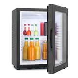 thumbnail of MKS-12 Minibar 24 Liter Klasse E schwarz Glas 0dB Schwarz / Weiß