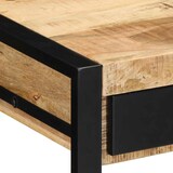 thumbnail of vidaXL Schreibtisch 100x50x75 cm Raues Massivholz Mango