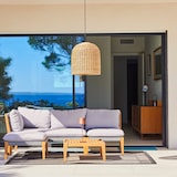 thumbnail of Lumisky Suspension GIACOMO Extérieure Rotin Beige H45cm Rotin Beige
