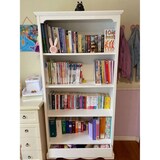 thumbnail of shopinnovativo -Libreria 5 ripiani arte povera in legno massello e mdf con rifinitura in bianca 120x40x210 H