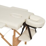 thumbnail of 3 Zonen Massageliege-Set Daniel mit Polsterung, Rollen und Holzgestellbeige