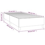 thumbnail of vidaXL Bettgestell ohne Matratze Dunkelblau 90x190 cm Samt