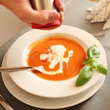 thumbnail of Relaxdays Chilimühle, Edelstahl Gewürzmühle m. Kräuter Mahlwerk, 16 cm Mühle, silber-rot