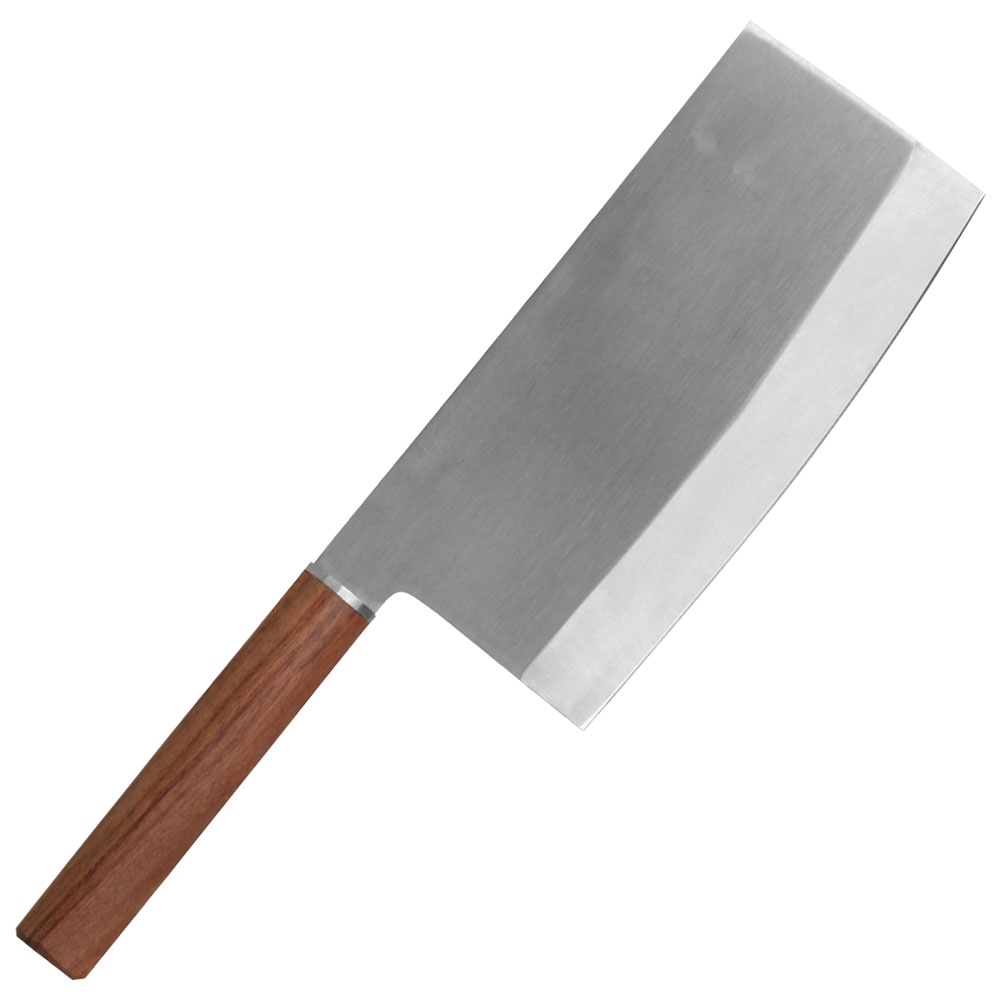 ILSA Couteau de chef asiatique chinois avec lame en acier inoxydable trempé de 20 cm