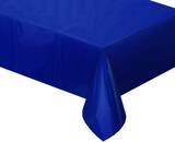 thumbnail of Tischdecke Folie blau metallic