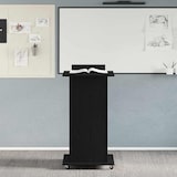 thumbnail of Podio con ruota Rovere nero 55 x 55 x 107 cm Vega Master in derivati \u200b\u200bdel legno Modello moderno