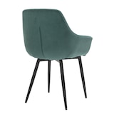 thumbnail of SalesFever Armlehnstuhl  | 2er Set | Cord-Optik | Strukturstoff (100% Polyester) | B 64 x T 59 x H 86 cm | Grün