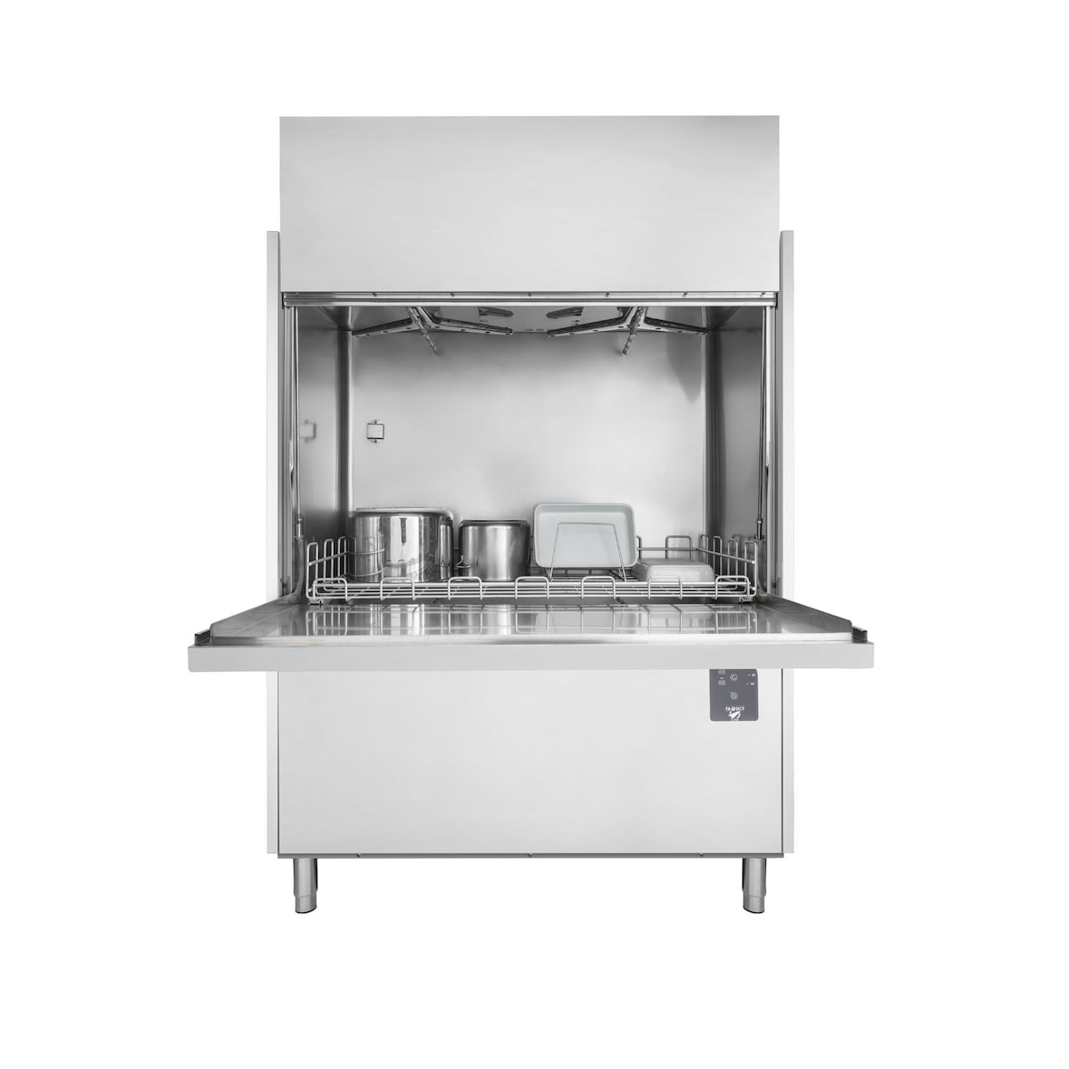 Lavaoggetti lavateglie per pentole, utensili, vaschette gelato, teglie EN 60x40 e GN1/1. Altezza utile porta 85 cm. Modello S350