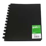 thumbnail of Pasta de 30 capas intercambiáveis A4 "Grafo IN" Preto