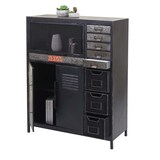 thumbnail of Apothekerkommode HWC-F32, Schubladenschrank Sideboard, Industriedesign 115x89x35cm