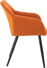 thumbnail of CHEFGASTRO Esszimmerstuhl SPRINGFIELD Stoff HxBxT 84x47x44cm Orange Küchenstuhl