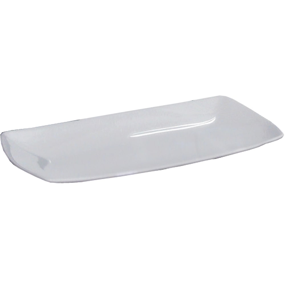 6 x Tokio Uni Rechteckplatte 36x21cm * - weiß -