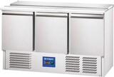 thumbnail of Starline Saladette, 3-türig, GN 1/1, Aufnahme 4x GN 1/1, 1365x700x875 mm (BxTxH)