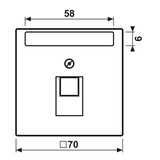 thumbnail of Jung Abdeckung für IAE/UAE LC 969-1 NAUA 238 LC969-1NAUA238