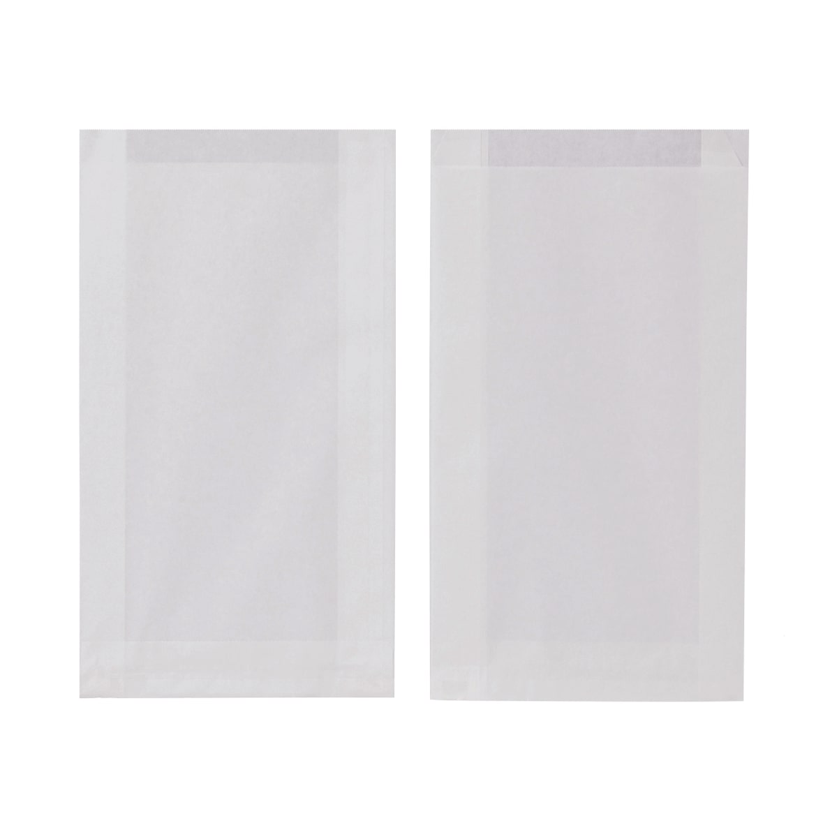 1000x Pergament-Ersatzfaltenbeutel 20/7/32 weiß