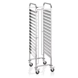 thumbnail of WAS Germany - EN Regalwagen für 15 bis 30 Euronorm Tabletts,  55 x 42,5 x 174 cm, Chromnickelstahl