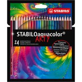 thumbnail of STABILO 24 crayons de couleur aquarellables STABILOaquacolor ARTY