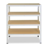 thumbnail of shelfplaza HOME 100x100x40 cm Schwerlastregal in weiß mit 4 Böden und 175 kg Traglast pro Boden