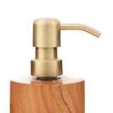 thumbnail of Bazar Bizar Zeepdispenser van teakhout 7.5x7.5x20 cm naturel